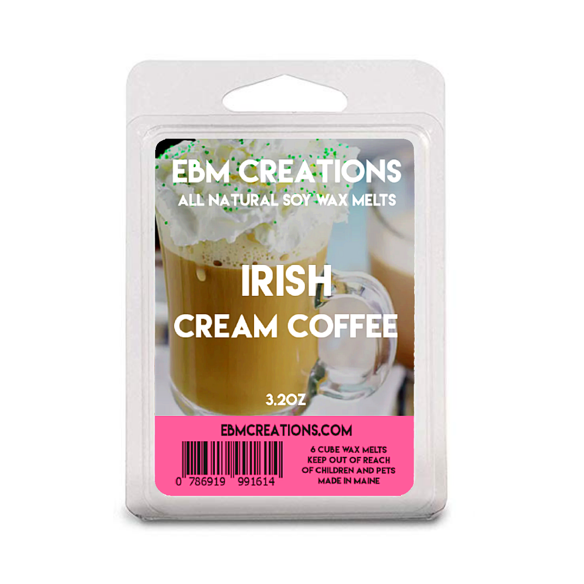 Irish Cream Coffee - 3.2 oz Clamshell