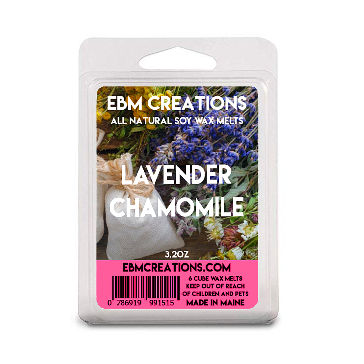 Lavender Chamomile - 3.2 oz Clamshell