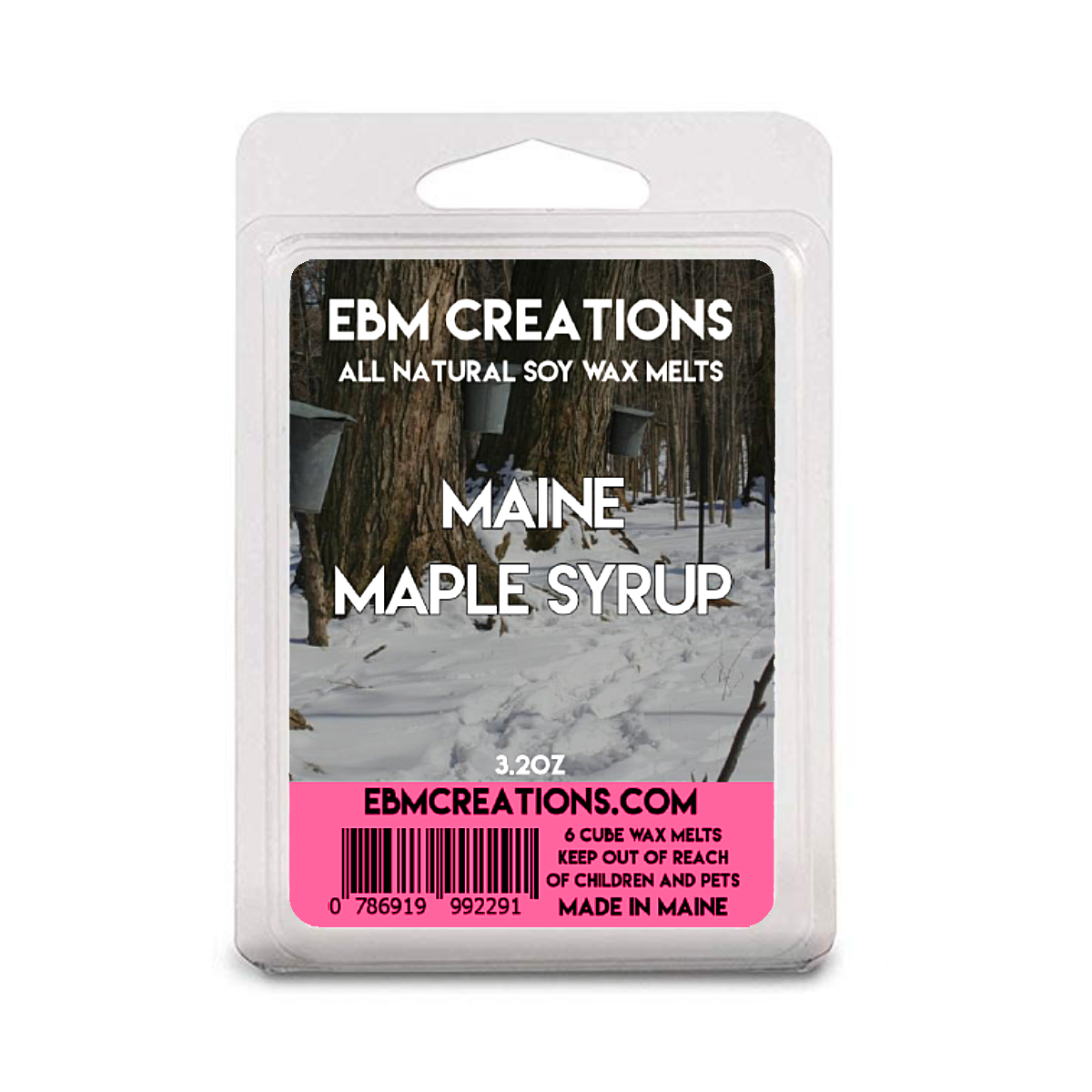 Maine Maple Syrup - 3.2 oz Clamshell