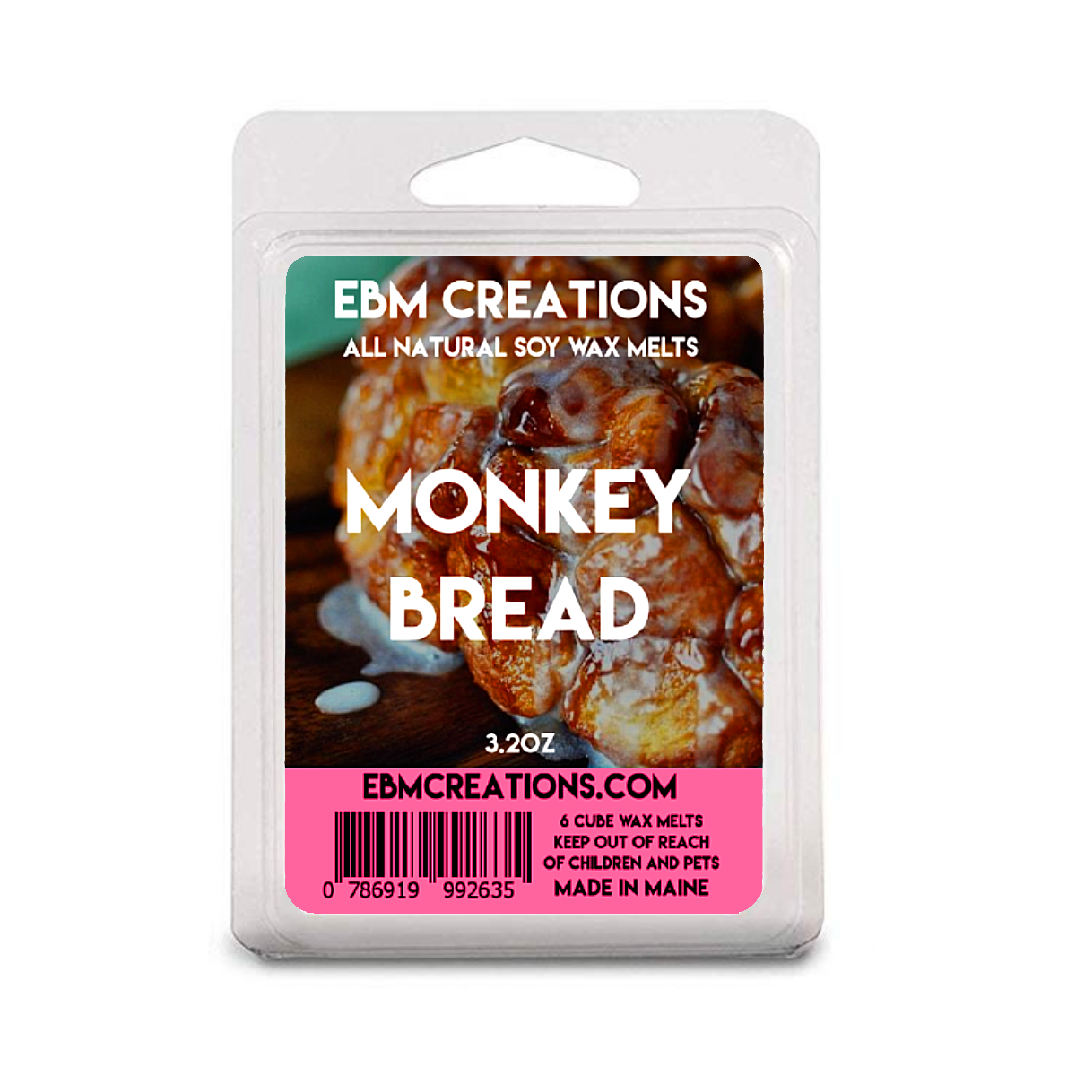 Monkey Bread - 3.2 oz Clamshell