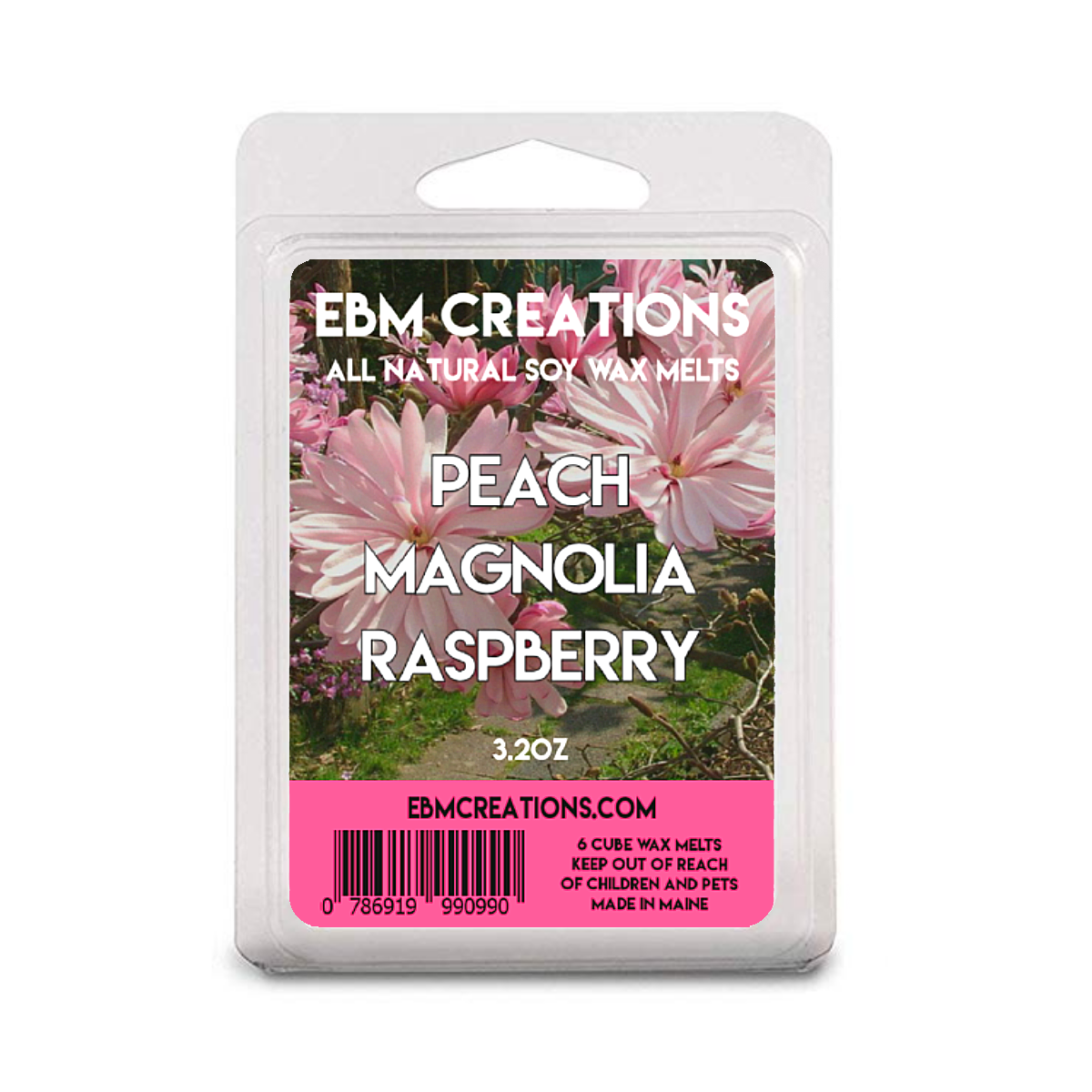 Peach Magnolia Raspberry - 3.2 oz Clamshell