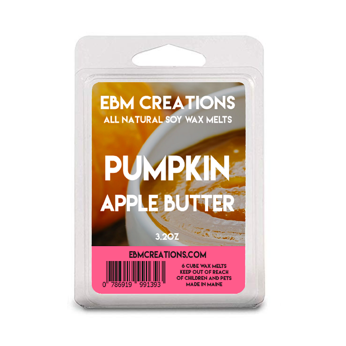 Pumpkin Apple Butter - 3.2 oz Clamshell