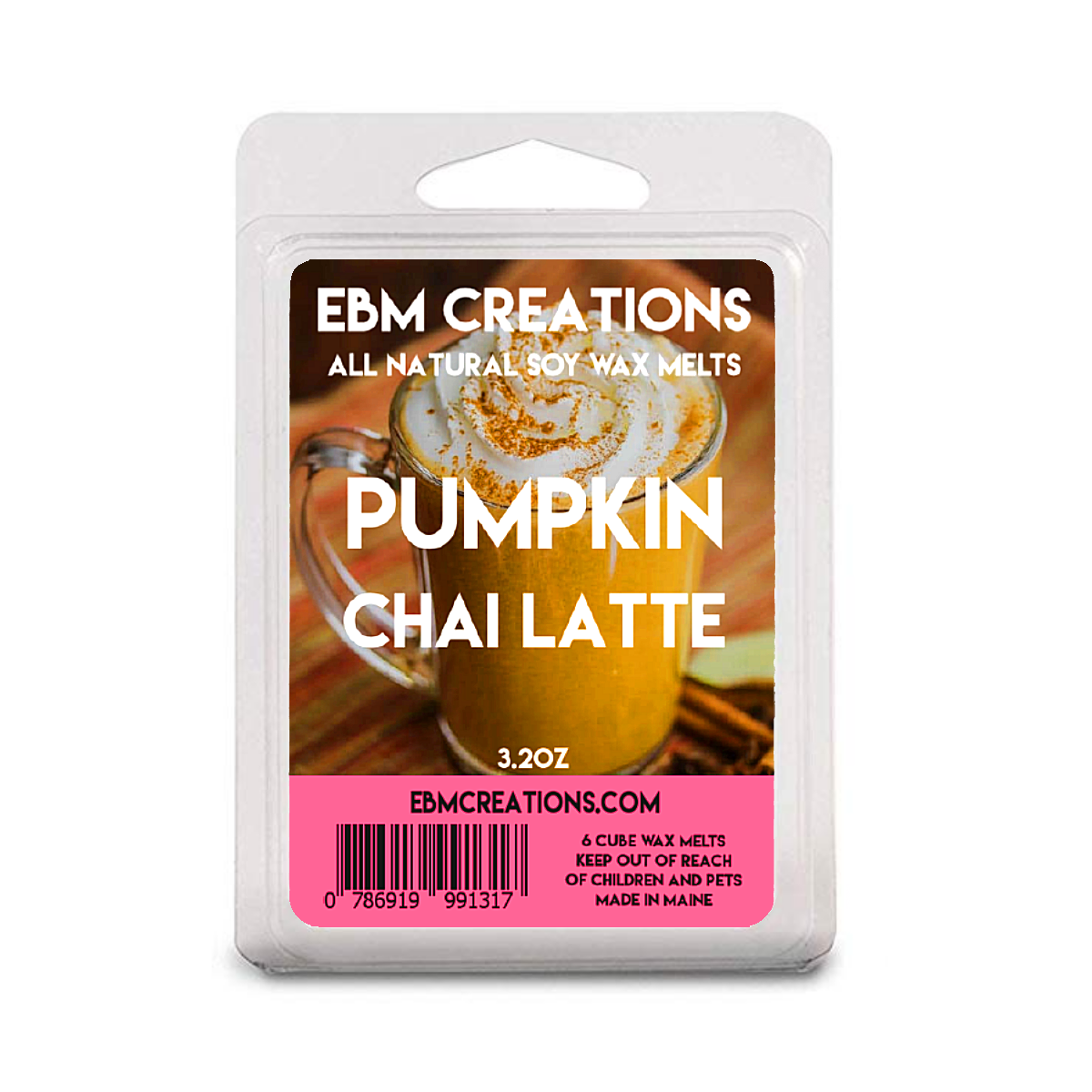 Pumpkin Chai Latte - 3.2 oz Clamshell