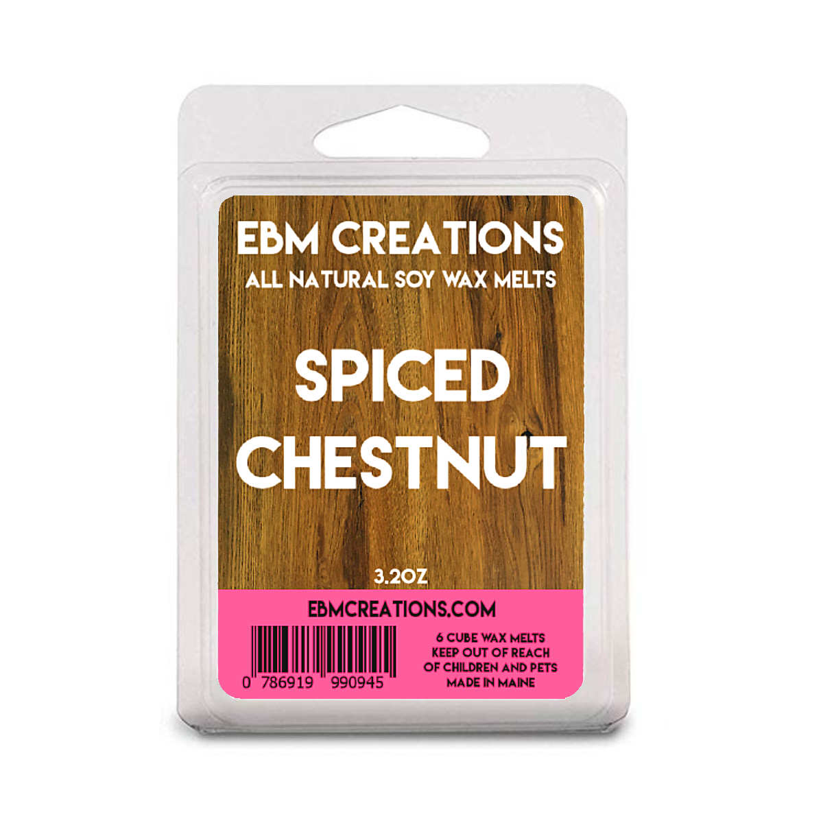 Spiced Chestnut - 3.2 oz Clamshell