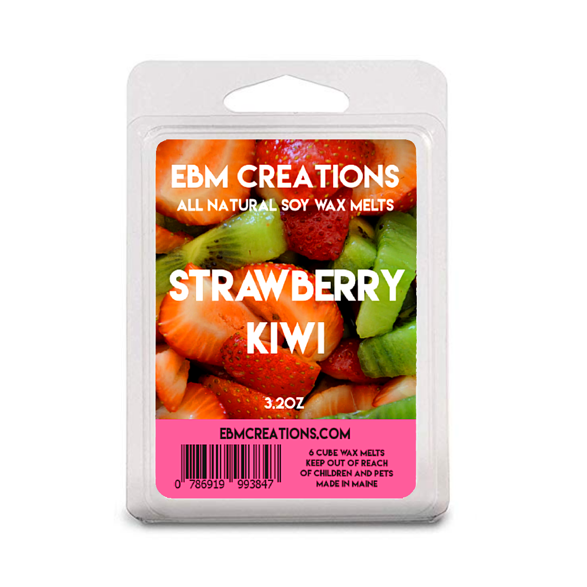 Strawberry Kiwi - 3.2 oz Clamshell