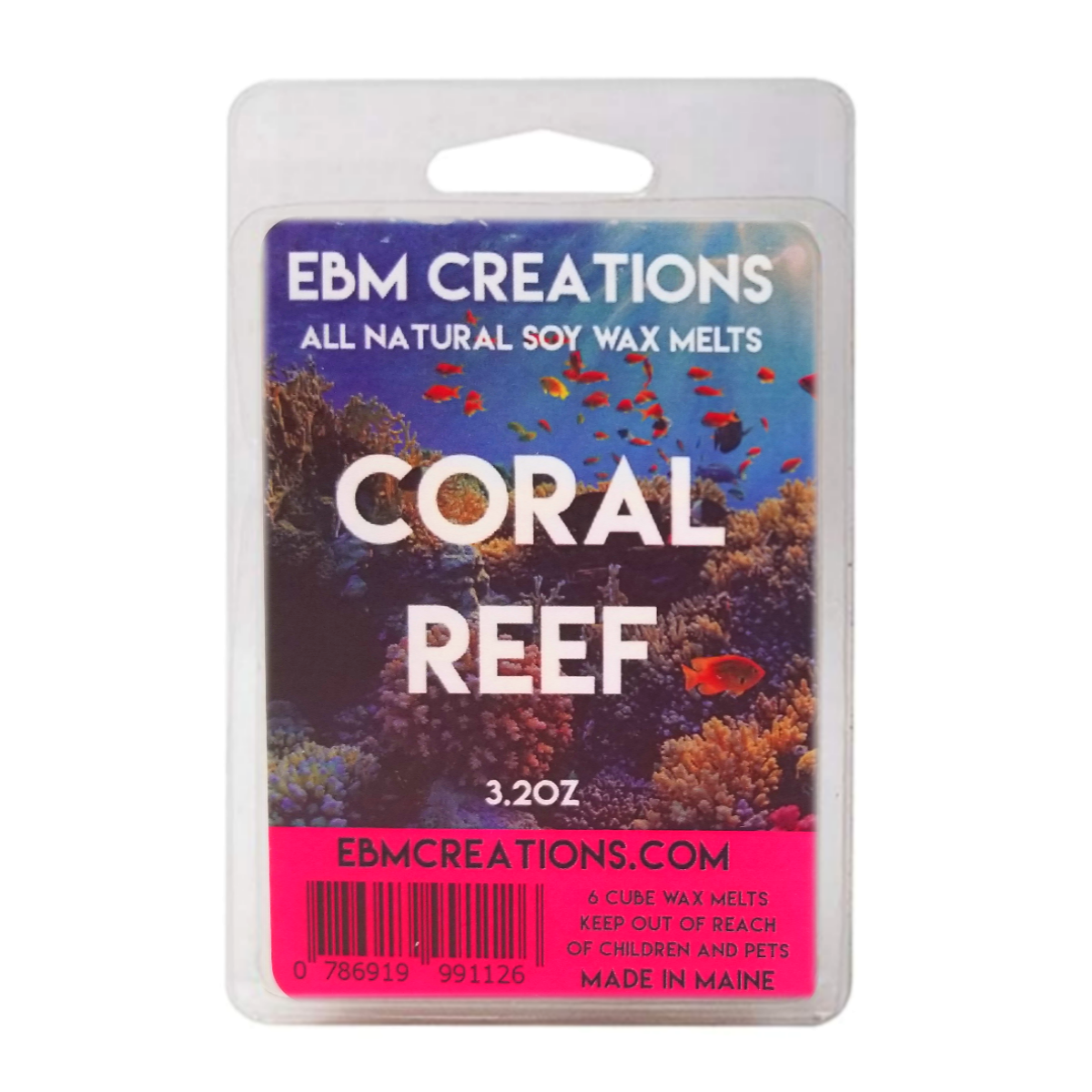 Coral Reef - 3.2 oz Clamshell