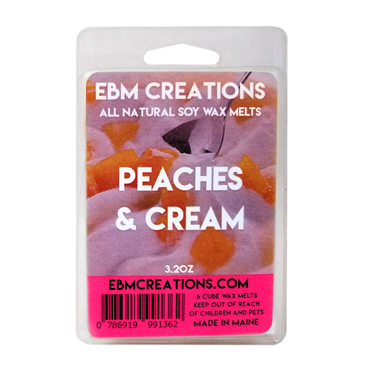 Peaches & Cream - 3.2 oz Clamshell