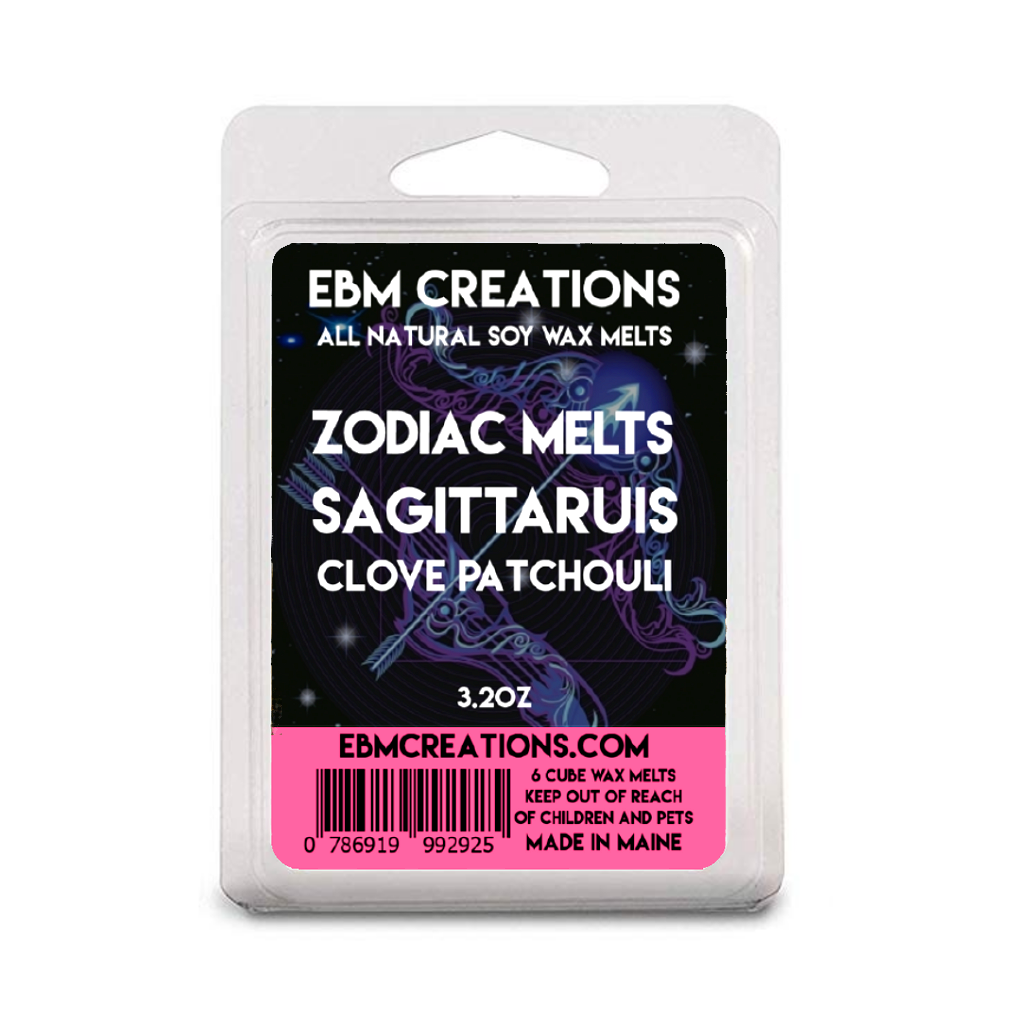 Sagittarius - Clove Patchouli - 3.2 oz Clamshell